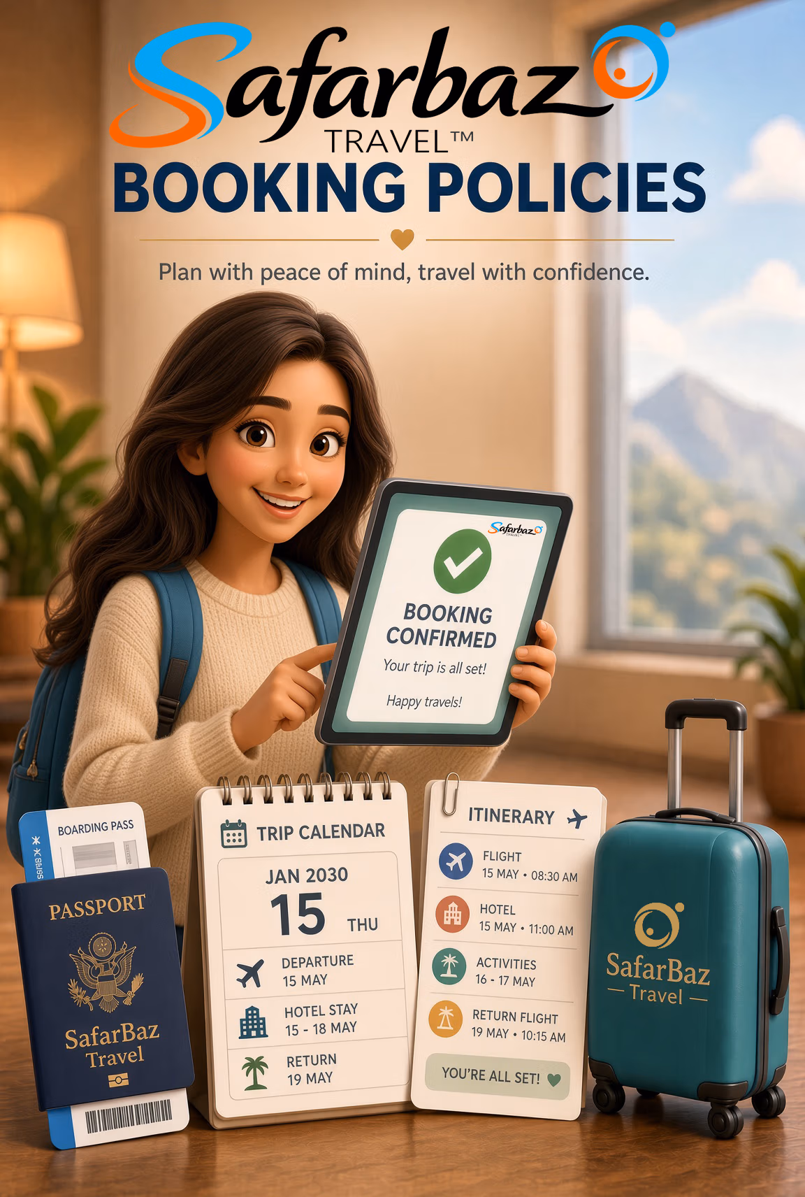 SafarBaz Travel Booking Policies